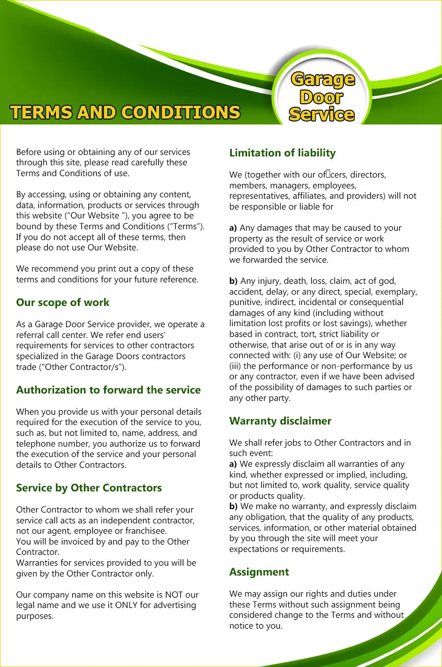 Master Garage Door Service Norridge, IL 708-577-6083